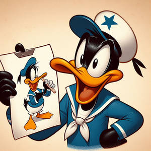 Daffy Duck as Donald Duck (3)