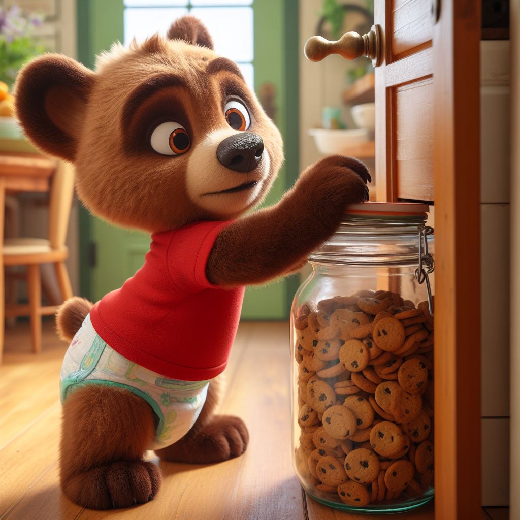 Deviantart Bongo Bongo the Bear grabs some cookies (3) by BartHisher98 on DeviantArt