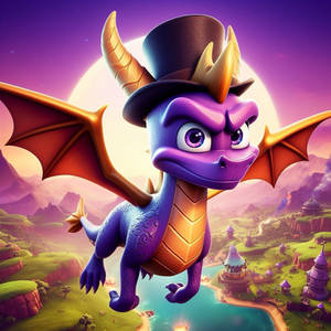 Spyro the Flying Dragon files around