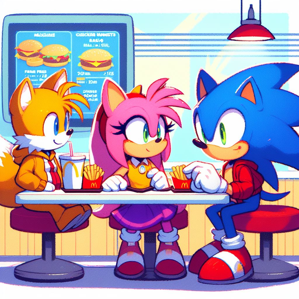 Amy Eating Amy Comeu Sonic E Tails Knuckles O Equidna | Mundo Sonic Boom Wiki