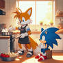 Sonic and Tails have lunch (2)