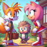 Tails visits Amy Rose