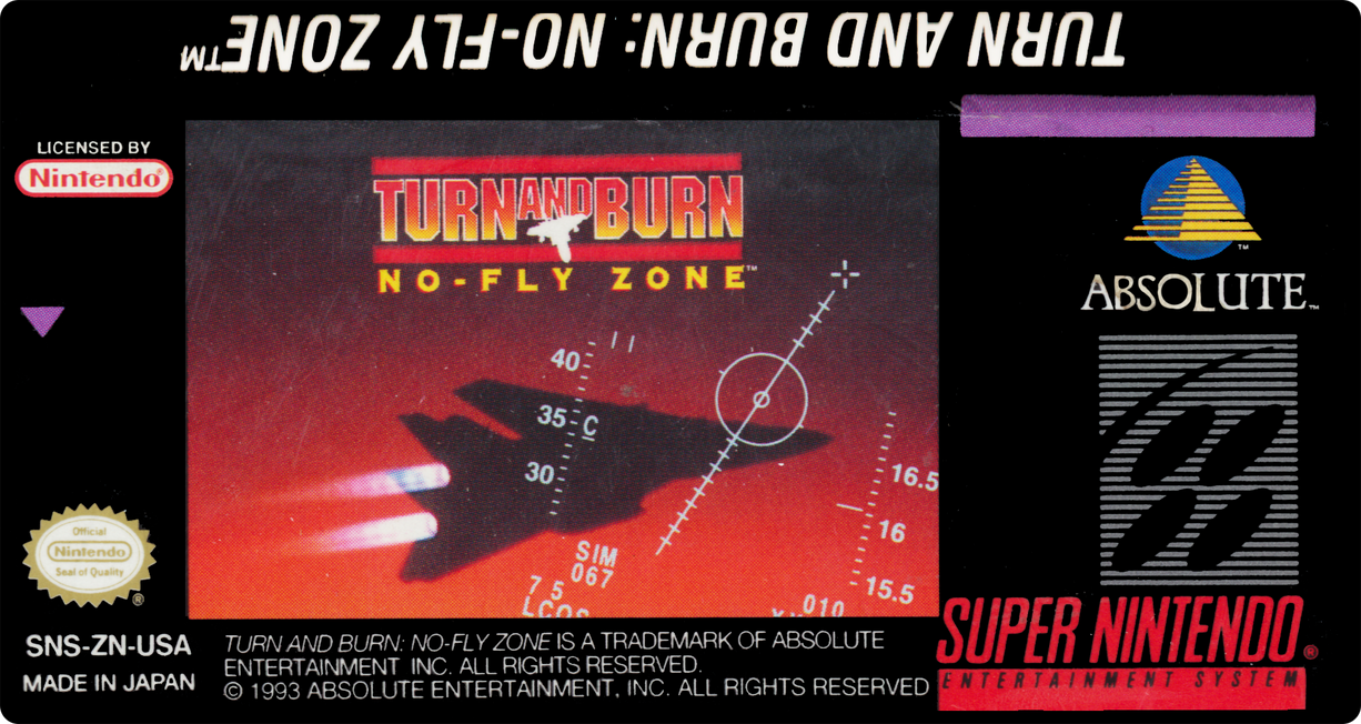 Super Nintendo - Turn And Burn No-Fly Zone (1993) 