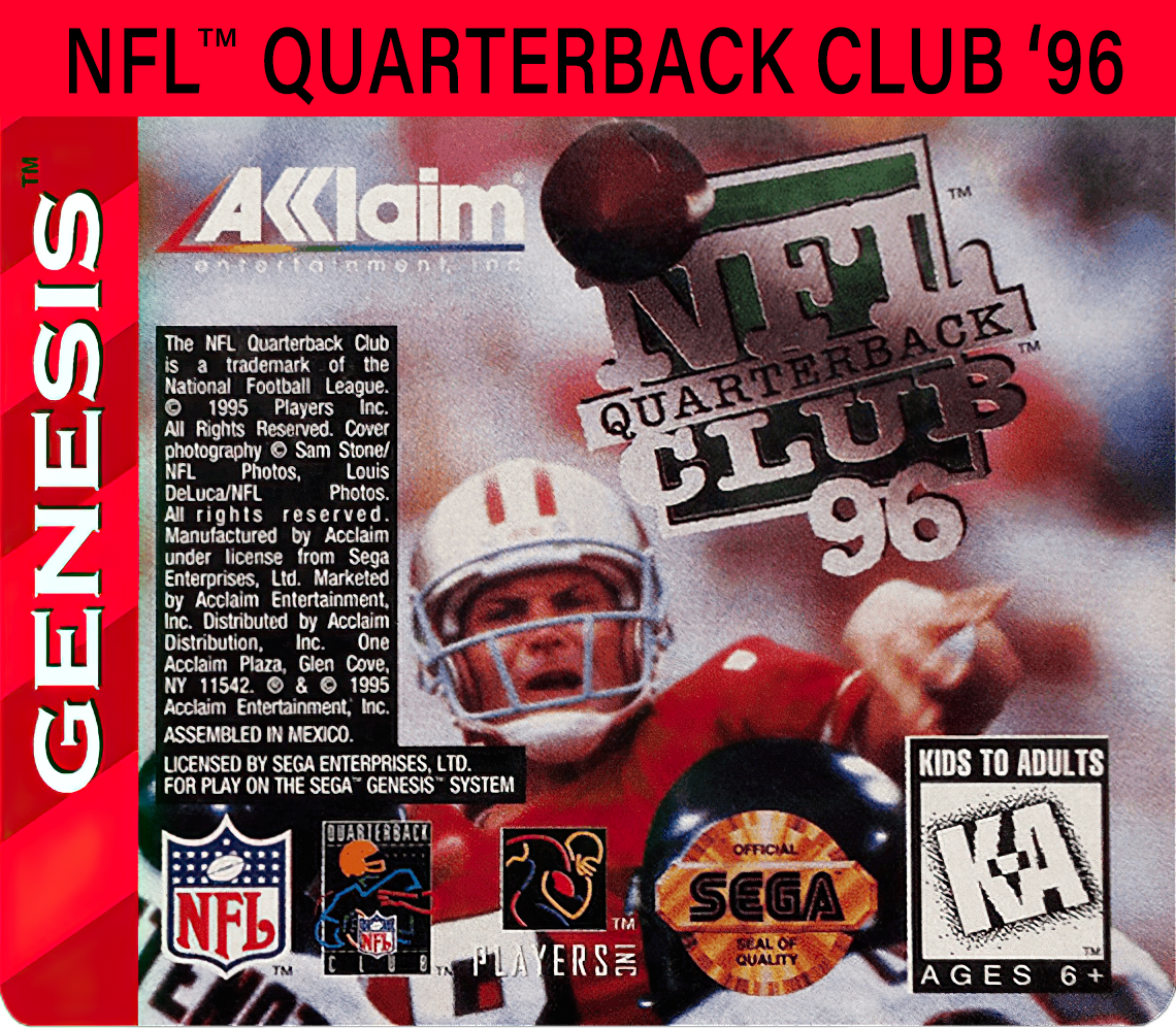NFL Quarterback Club 96 by SmokeyMcGames on DeviantArt