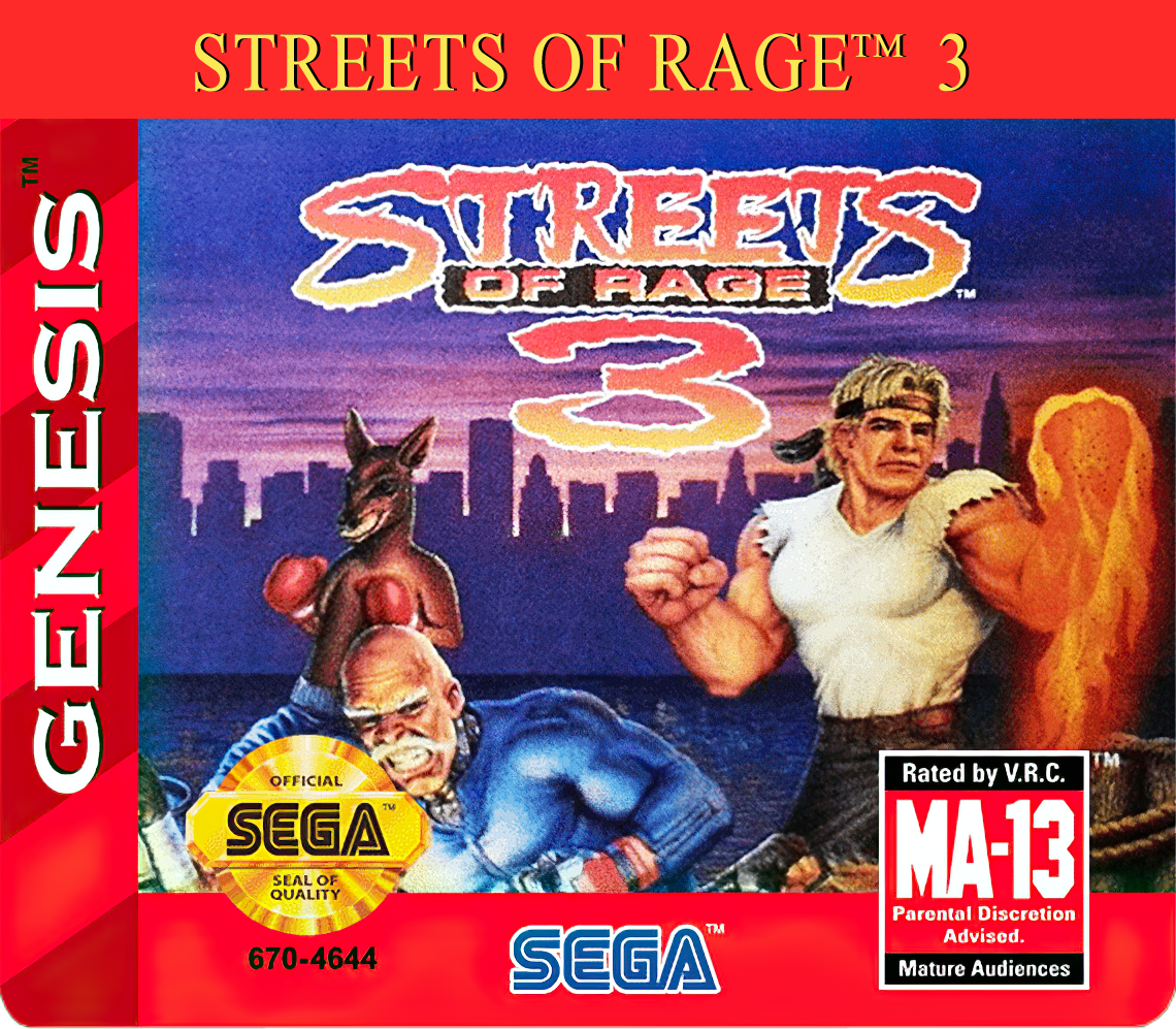 Streets of online rage 3 sega