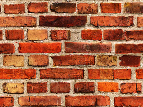 the very flat brick wall