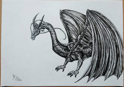 Inktober 2019 day 12 - DRAGON