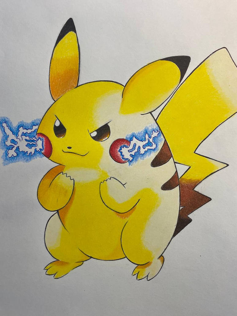 Pikachu fan-art by TheSkeletonCat1991 on DeviantArt