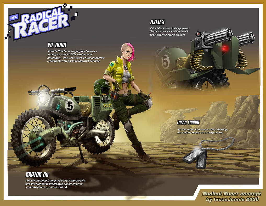 Radical racer 01 by lucashands on DeviantArt