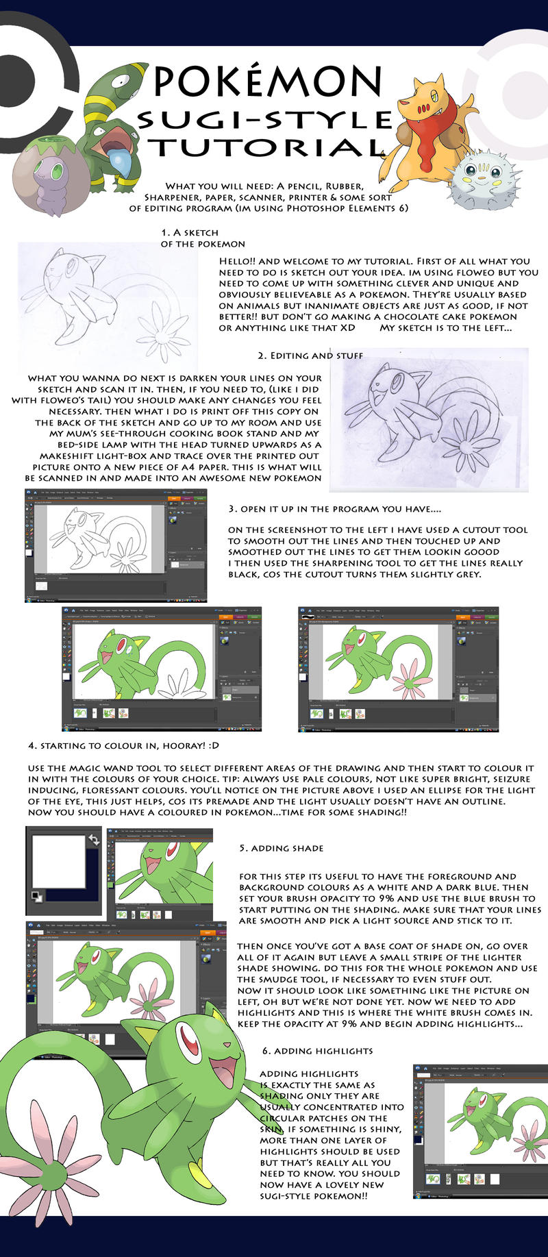 Sugi-style tutorial