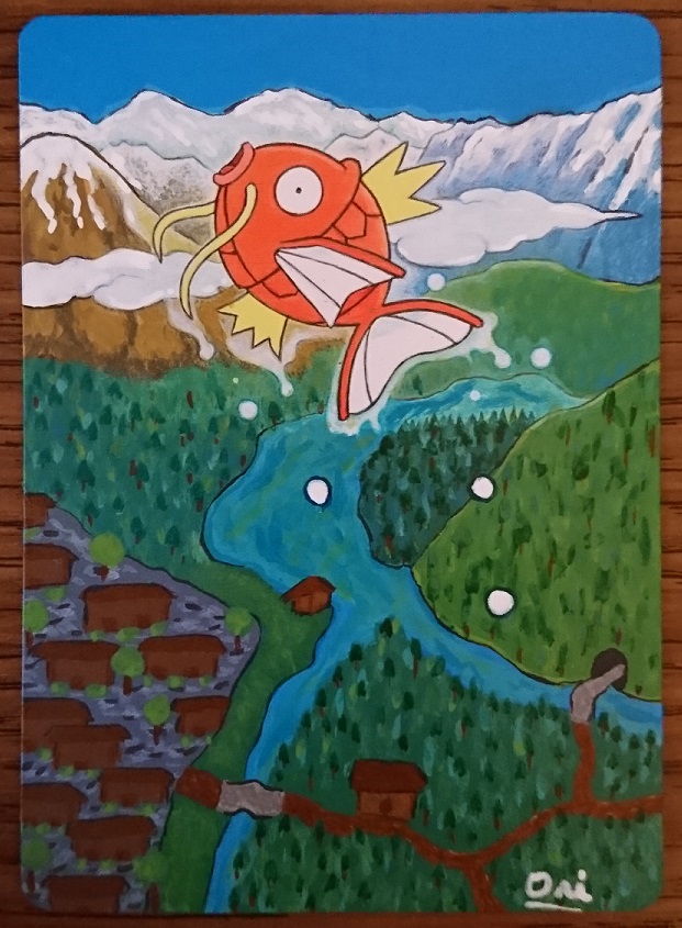 Magicarpe Peinture Sur Carte Pokemon By Mlleification On Deviantart Magicarpe Peinture Sur Carte Pokemon By Mlleification On Deviantart