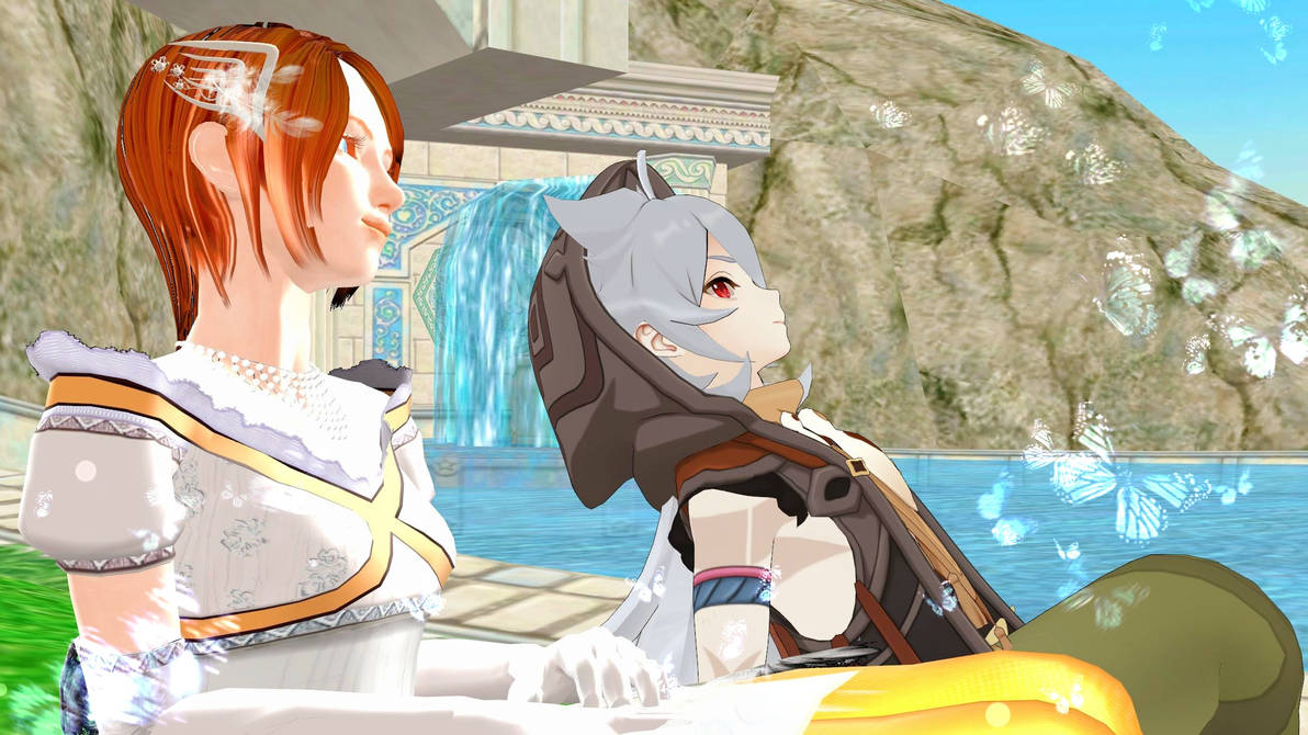 Razor X Elise: Wolf and Princess's Garden by UltimaDarkAngel500X on ...