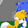 Colored base Sonic and Tails