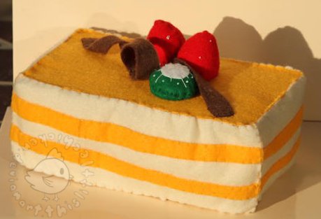 Felt Mango Mousse Cake