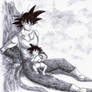 Bardock and Baby goku