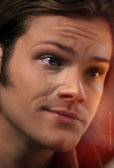 Sam Winchester - Digital Portrait by marinamaral on DeviantArt