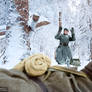 Colorization: A German soldier being captured.