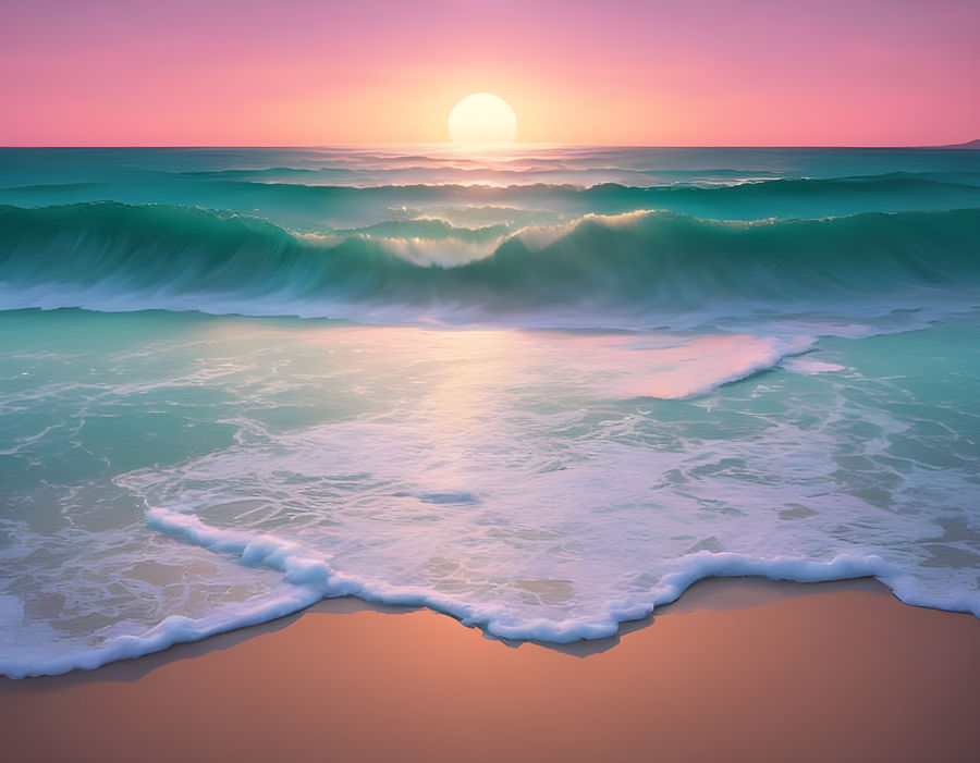 Sunset At The Beach