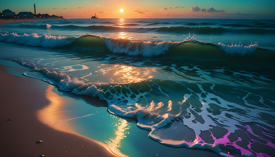Sunset At The Beach