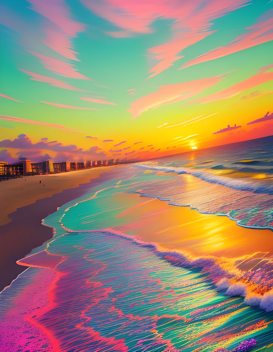 Sunset At The Beach