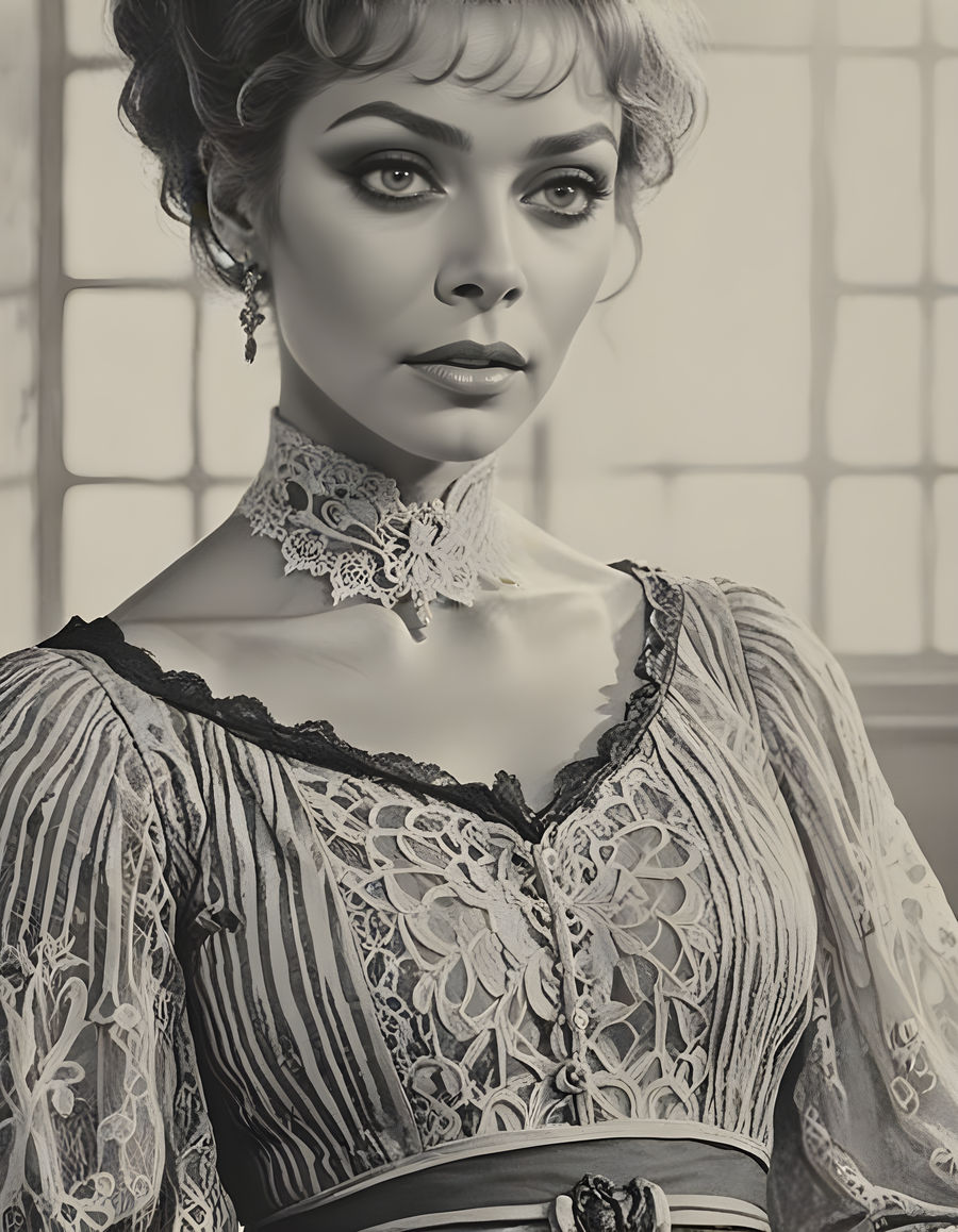 Portrait in Black And White (version 2)