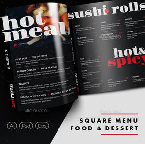 Square Restaurant Food and Dessert Menu 19314155