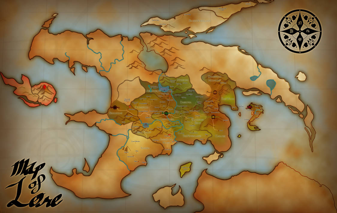 Map of Lore by MidevalExponents2sqr on DeviantArt