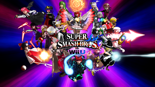 MMD Touhou Smash Bros 4 Title Ver. 3