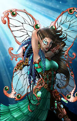 Metalynne the Steampunk Fairy (color)