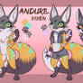 Vixen Ref Sheet (Character design)