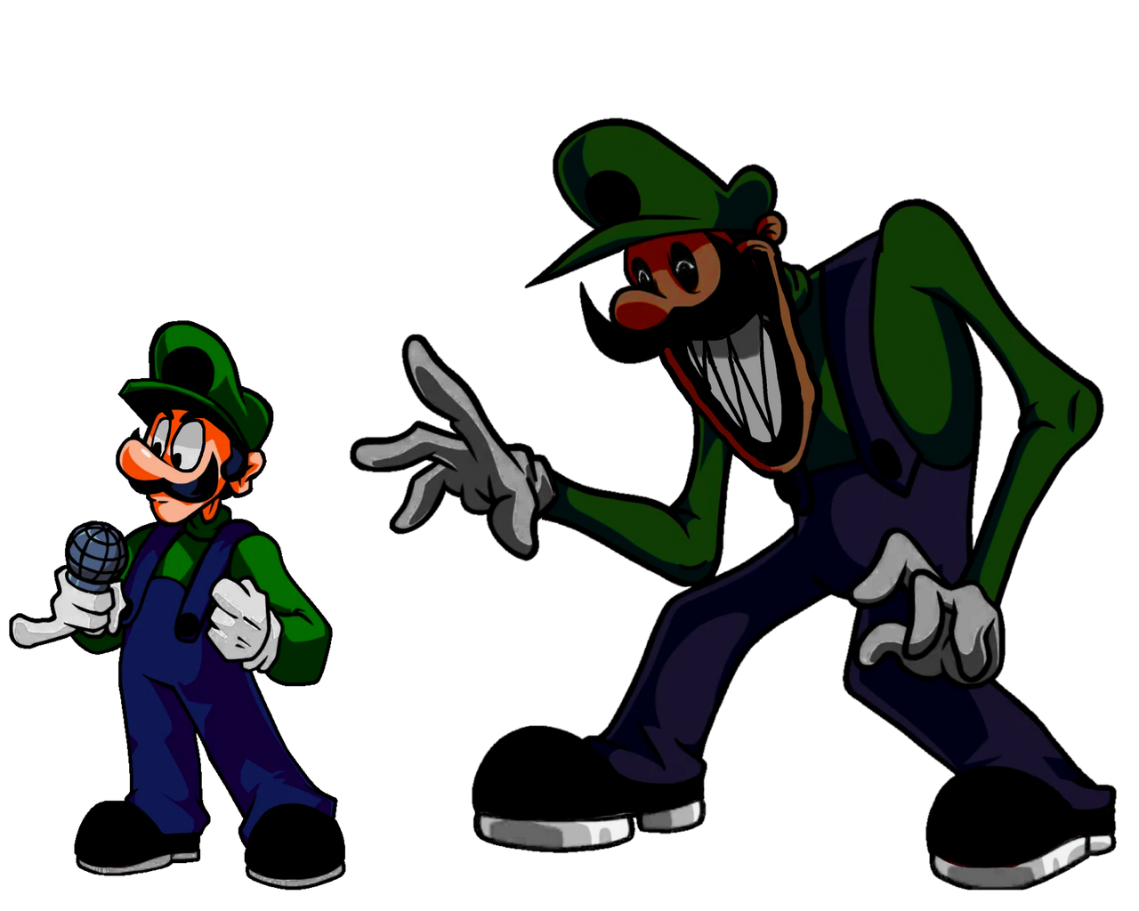 Luigi.xyz Idle (Faker + 1st Forms) by YellowPlumber on DeviantArt