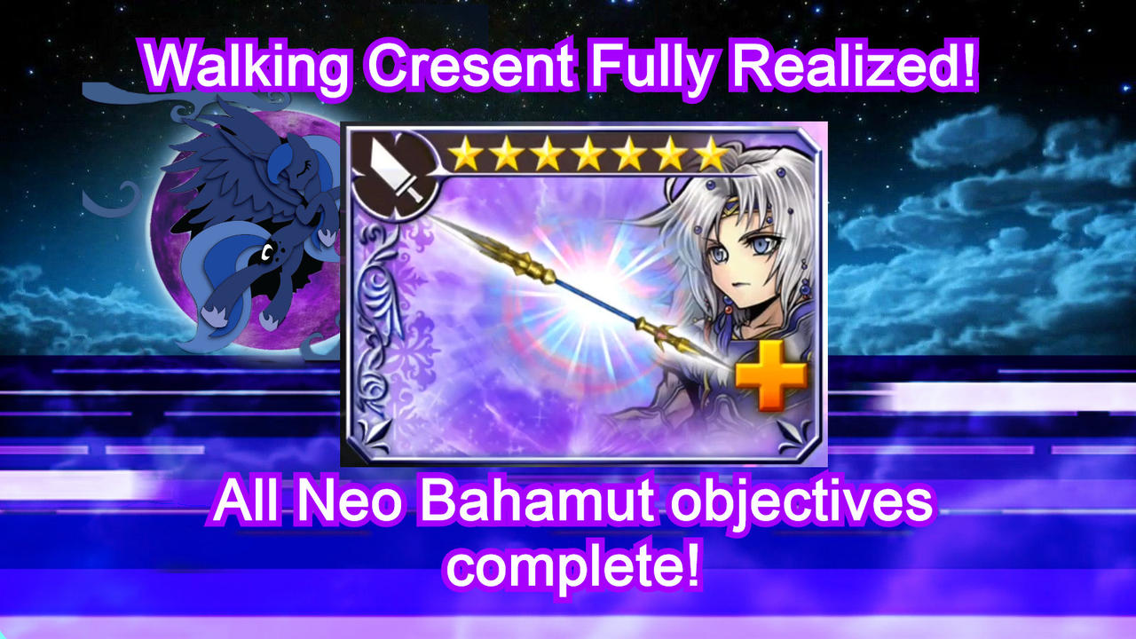 All Neo Bahamut objectives complete by LunarIntercepterAce on DeviantArt