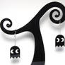 Pacman ghosts earrings