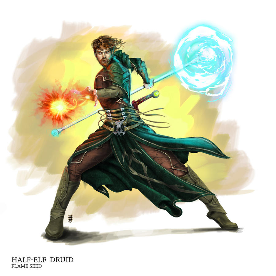 Half Elf Druid By NickBarfuss On DeviantArt half-elf-druid-by-nickbarfuss-on-deviantart