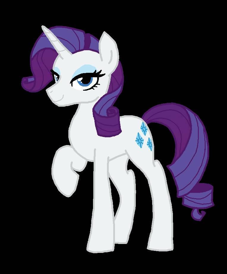 Rarity (My Little Pony: G4 Reboot) by RosyMothArtz on DeviantArt