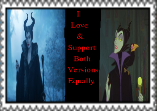 I Love Both Maleficent's Equally Stamp by Carriejokerbates