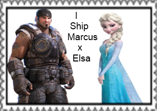 Marcus fenix and Elsa Stamp