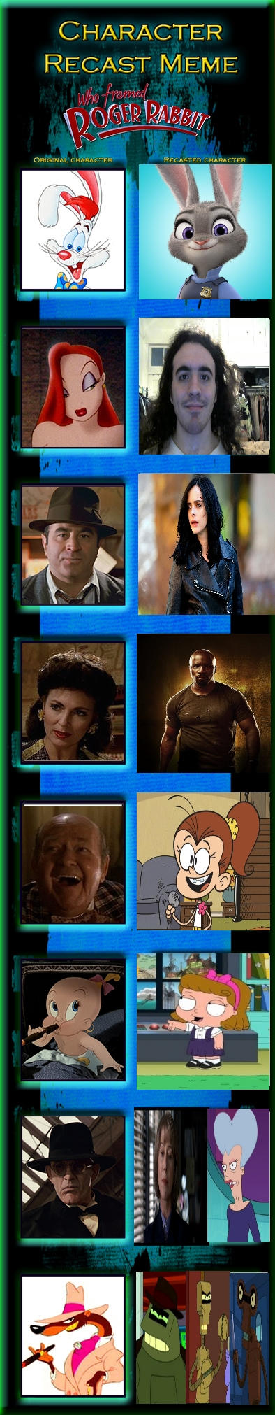 My Who Framed Roger Rabbit Recast Meme by Carriejokerbates on DeviantArt