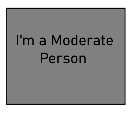 Moderate Person Stamp