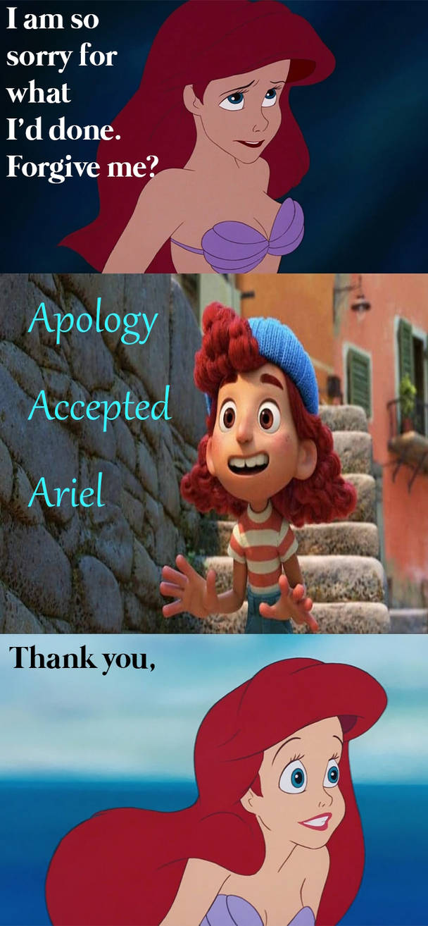 Giulia Accepted Ariel's Apology by Carriejokerbates on DeviantArt