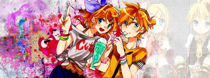 Portada Rin y Len Kagamine