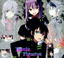 Wallpeaper de Yuichiro y Shinoa