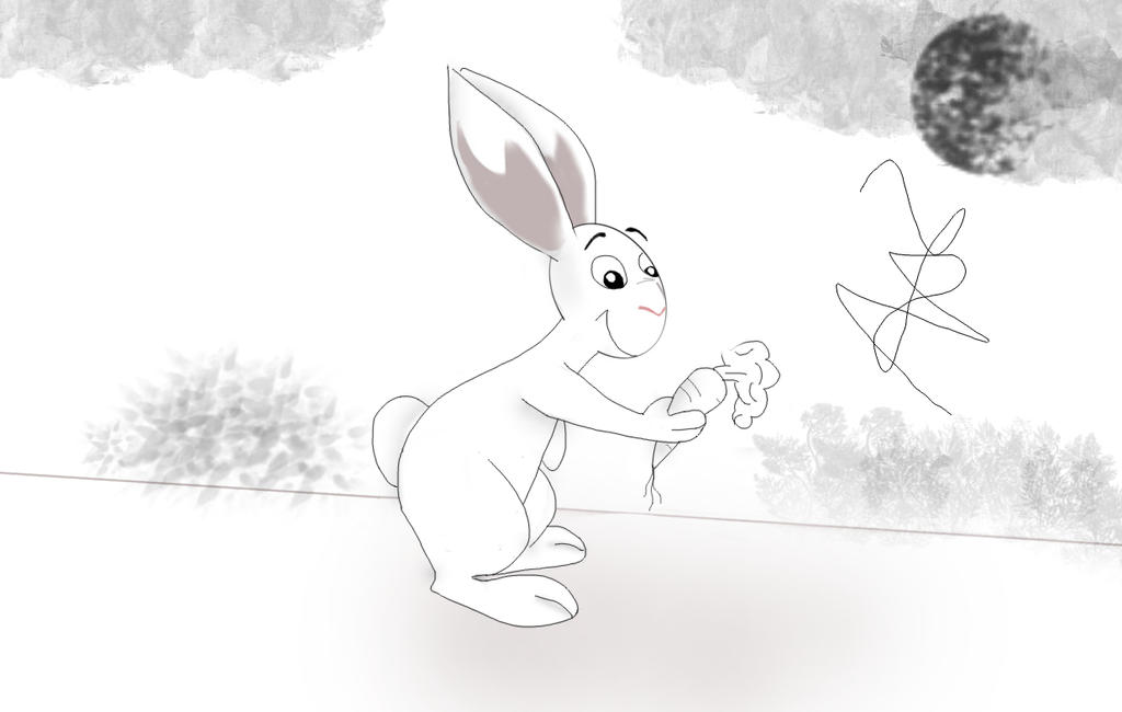 My friend Rabbit by glukkon7 on DeviantArt