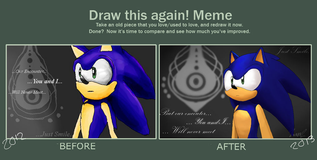 Sonic The Hedgehog Before and After by twirl2 on DeviantArt