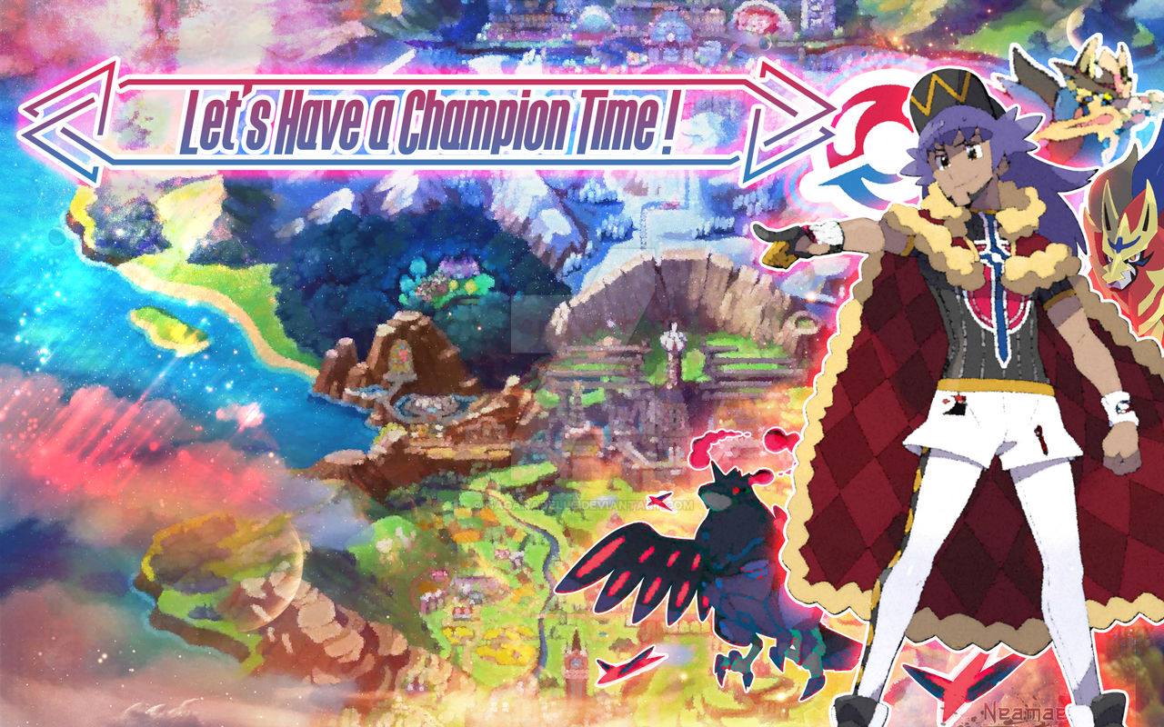 Leon Pokemon Sword Shield Wallpaper Aquarelle By Naganadelle Leon Pokemon Sword Shield Wallpaper Aquarelle By Naganadelle