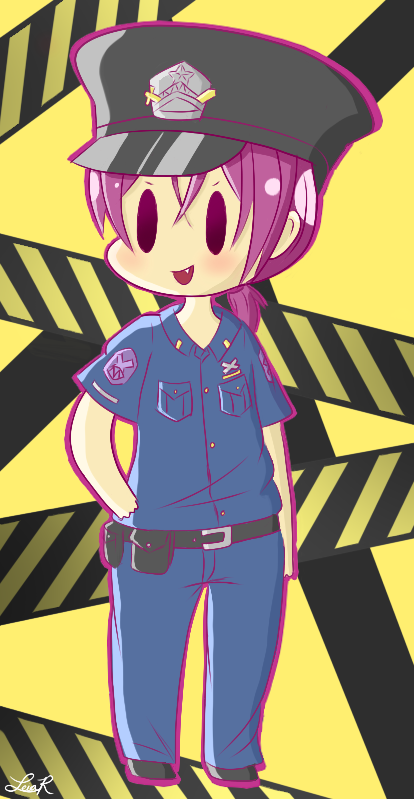 Free! - Rin Police Officer Chibi