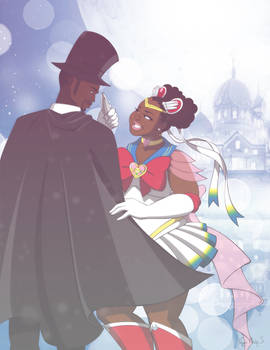 Sailor Moon X Tuxedo Mask (commission)