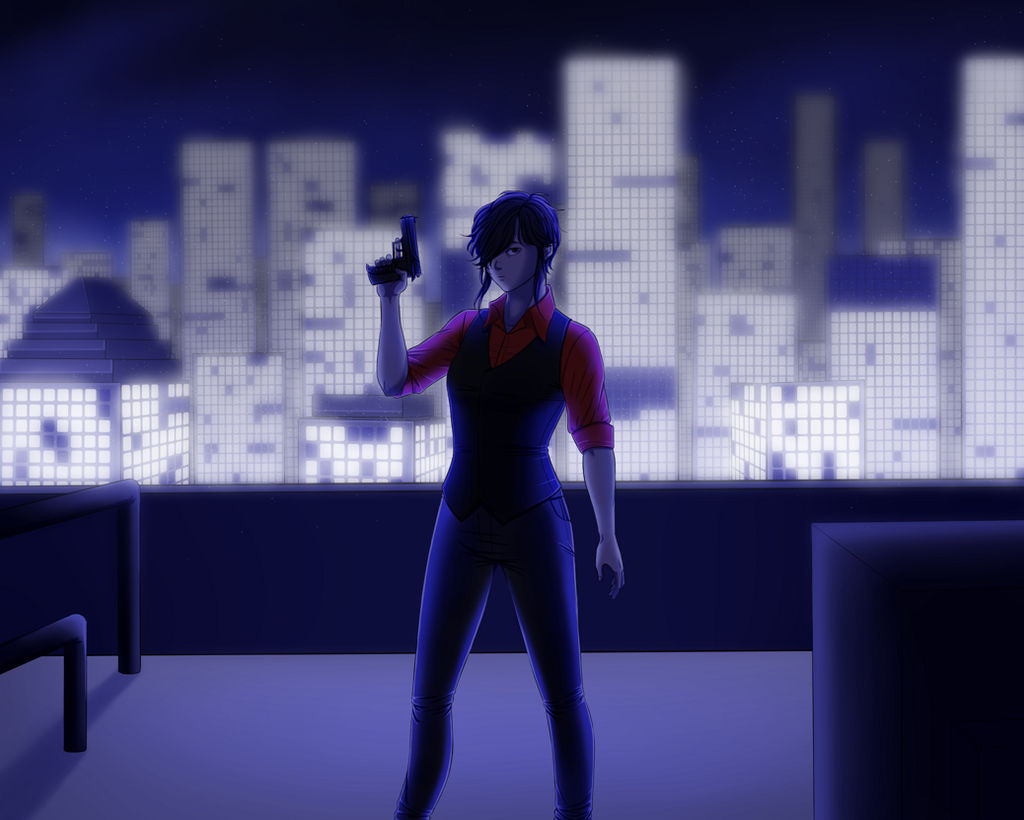 City Night - Comm by KeyGii on DeviantArt