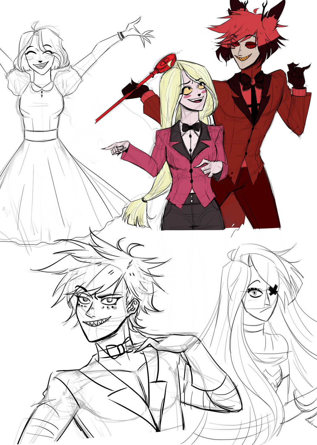 Sketches by KeyGii on DeviantArt