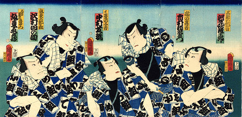 The firemen in the Edo Period